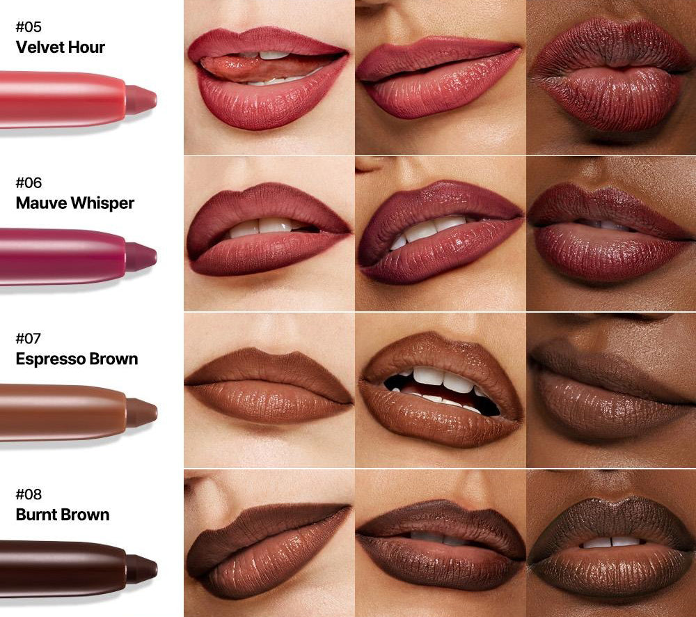Easy Glide Lip Liner — Creamy, Blendable Color with Smooth Application-LUN