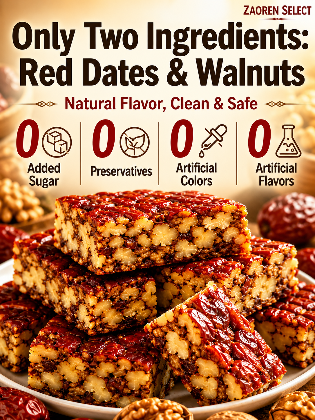 Premium Jujube Walnut Snack Bars-LUN