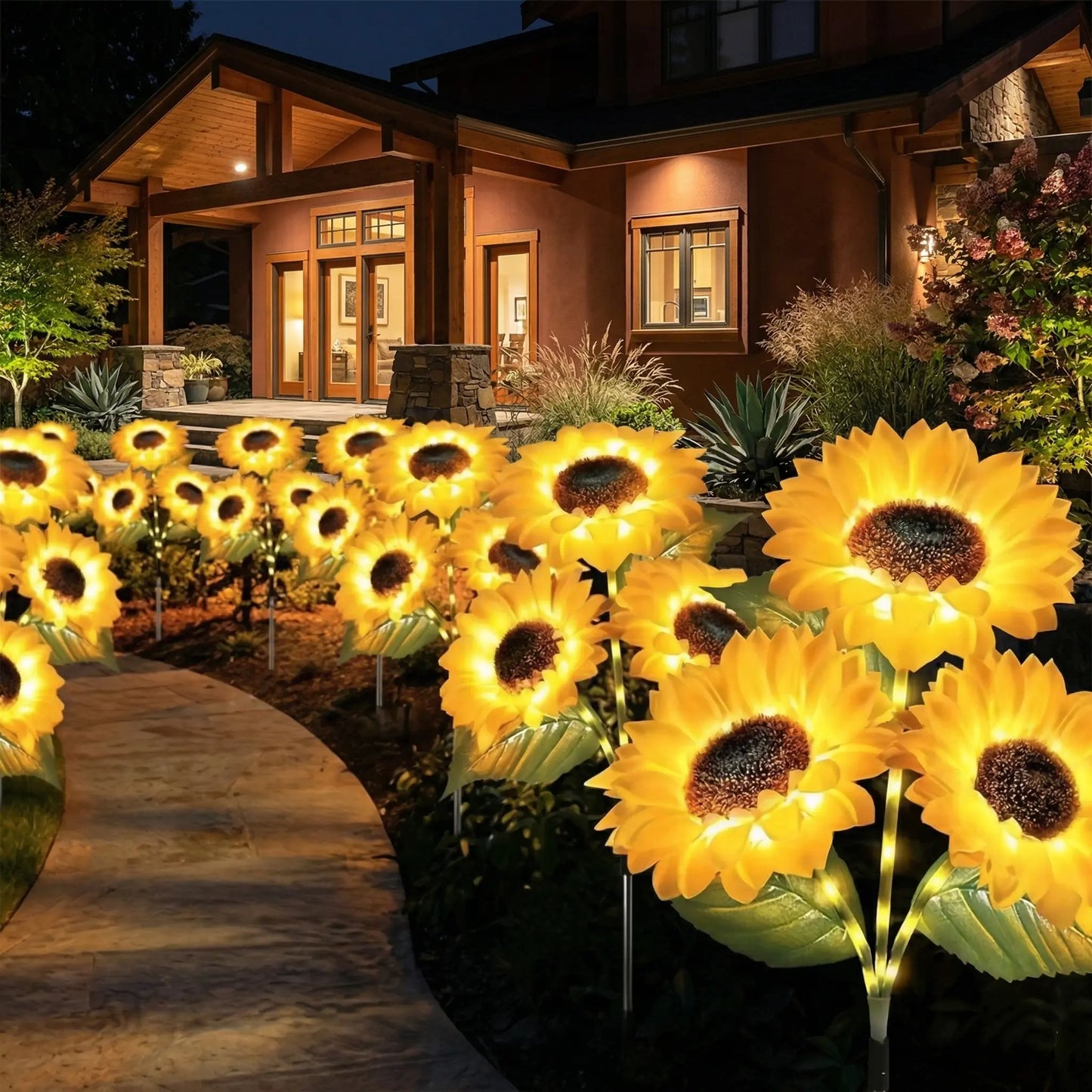 【MothersDayGift】🔥Hot Sale 49% off🌟🌻 2026 UPGRADED Solar Sunflowers – Hyper-Realistic Petals, Stunning Shadow Projections & Dusk-to-Dawn Garden-LUN