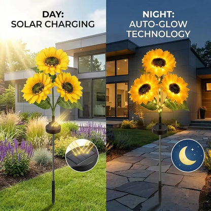 【MothersDayGift】🔥Hot Sale 49% off🌟🌻 2026 UPGRADED Solar Sunflowers – Hyper-Realistic Petals, Stunning Shadow Projections & Dusk-to-Dawn Garden-LUN