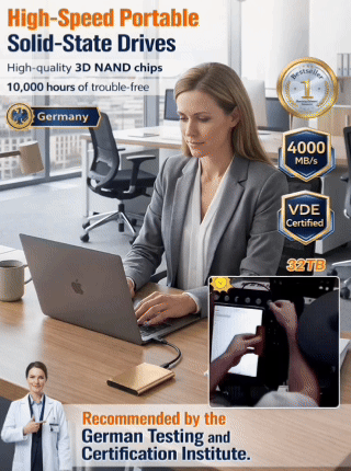 High-speed portable solid-state drives-LUN