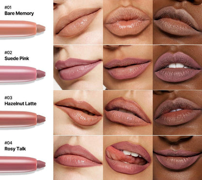 Easy Glide Lip Liner — Creamy, Blendable Color with Smooth Application-LUN