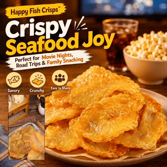 Happy Fish Crisps™ – A Light, Crispy & High-Protein Seafood Snack Made for Every Craving-LUN