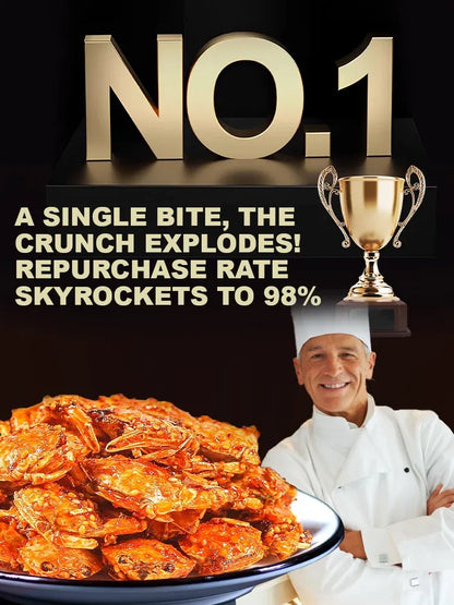 Alaskan Snow Crab Crisps – Ready-to-Eat High-Protein Seafood Snack-LUN