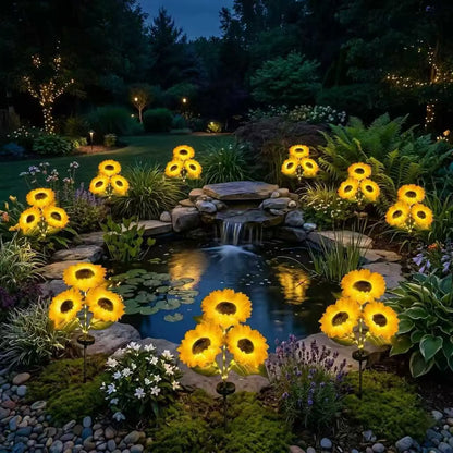 【MothersDayGift】🔥Hot Sale 49% off🌟🌻 2026 UPGRADED Solar Sunflowers – Hyper-Realistic Petals, Stunning Shadow Projections & Dusk-to-Dawn Garden-LUN