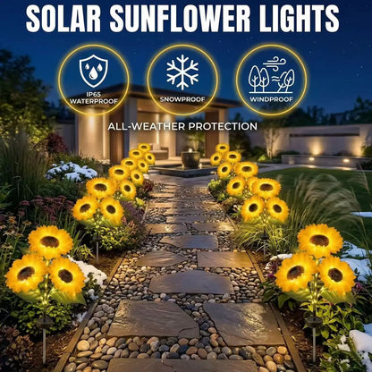 【MothersDayGift】🔥Hot Sale 49% off🌟🌻 2026 UPGRADED Solar Sunflowers – Hyper-Realistic Petals, Stunning Shadow Projections & Dusk-to-Dawn Garden-LUN