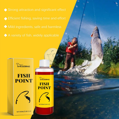 🎣 Concentrated Fish Attractant Liquid – 🐟Fast-Acting Red Worm Formula -LUN