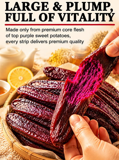 Healthy Low Fat Purple Sweet Potato Snack