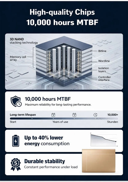 High-speed portable solid-state drives-LUN