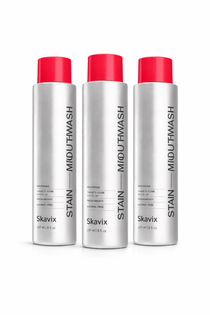 ✨Skavix Whitening Mouthwash – Stain Removal, Brighter Teeth & Fresh Breath-LUN