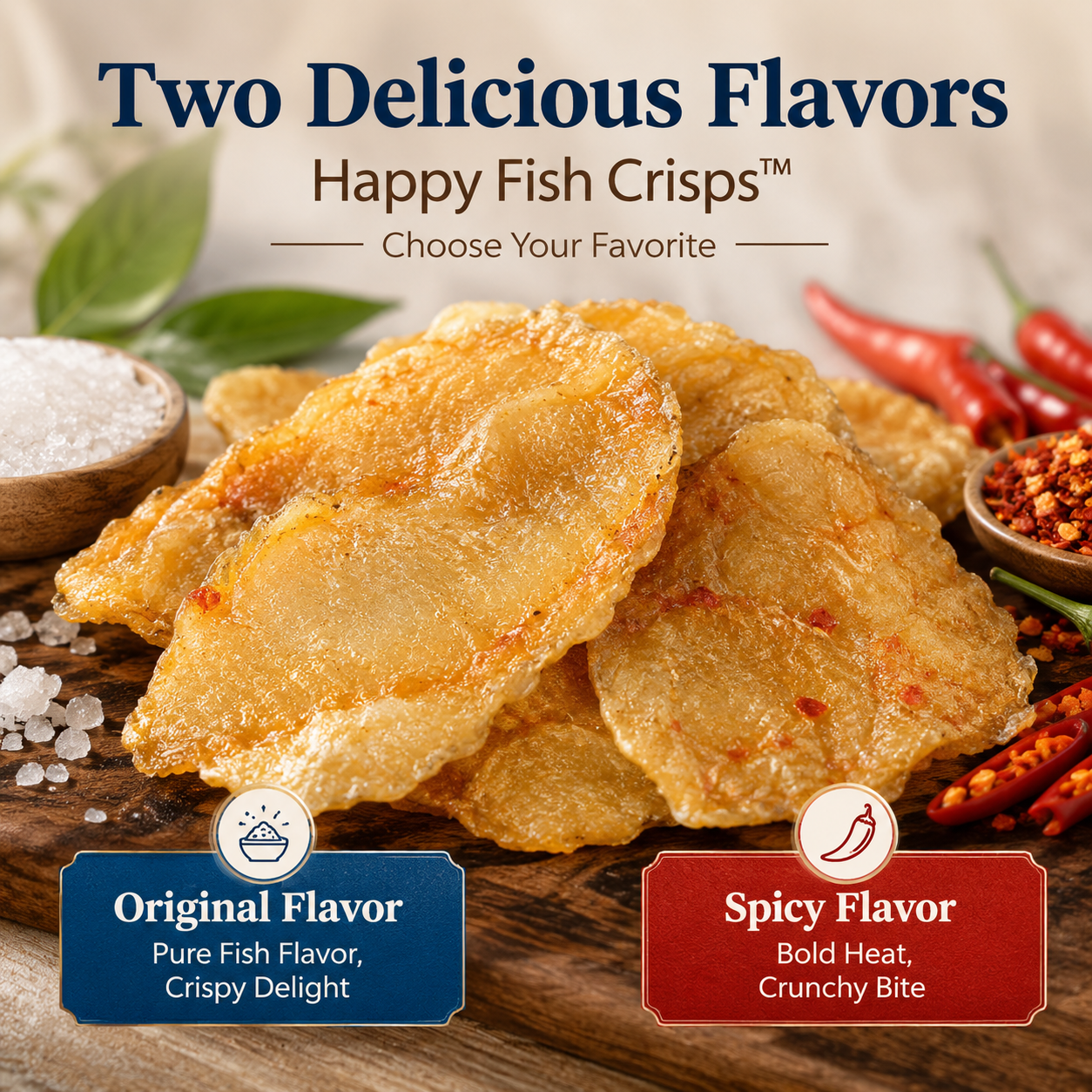 Happy Fish Crisps™ – A Light, Crispy & High-Protein Seafood Snack Made for Every Craving-LUN