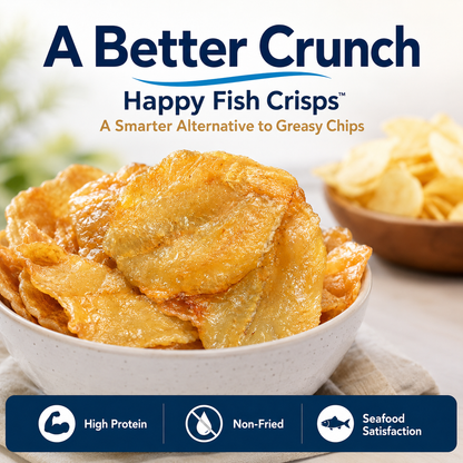 Happy Fish Crisps™ – A Light, Crispy & High-Protein Seafood Snack Made for Every Craving-LUN