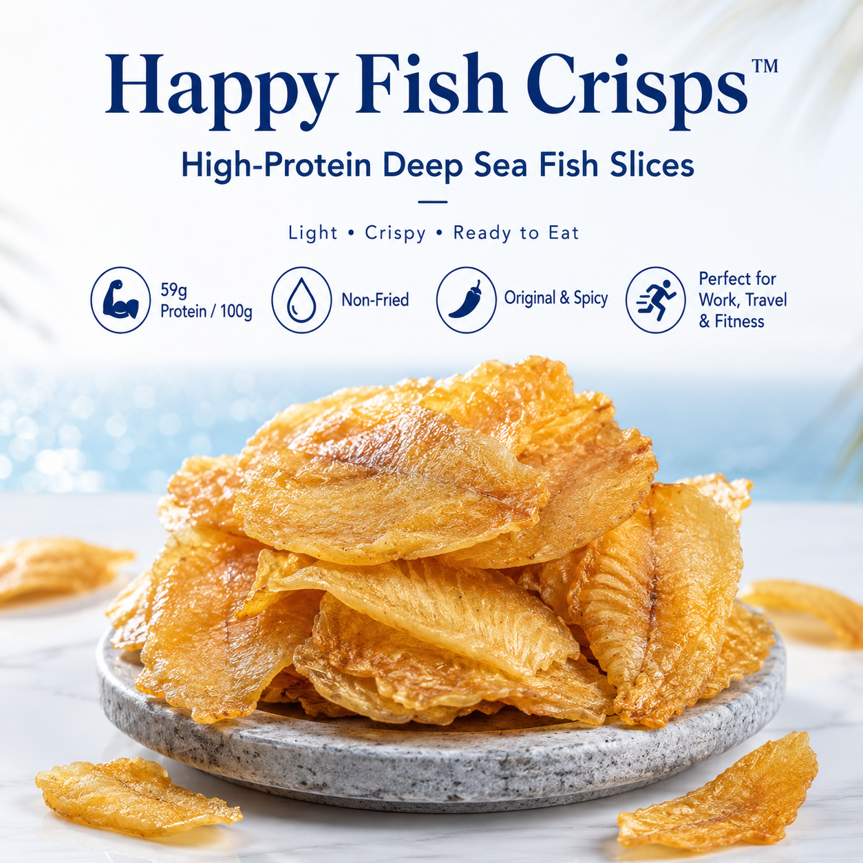 Happy Fish Crisps™ – A Light, Crispy & High-Protein Seafood Snack Made for Every Craving-LUN
