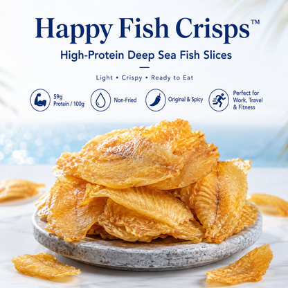 Happy Fish Crisps™ – A Light, Crispy & High-Protein Seafood Snack Made for Every Craving-LUN