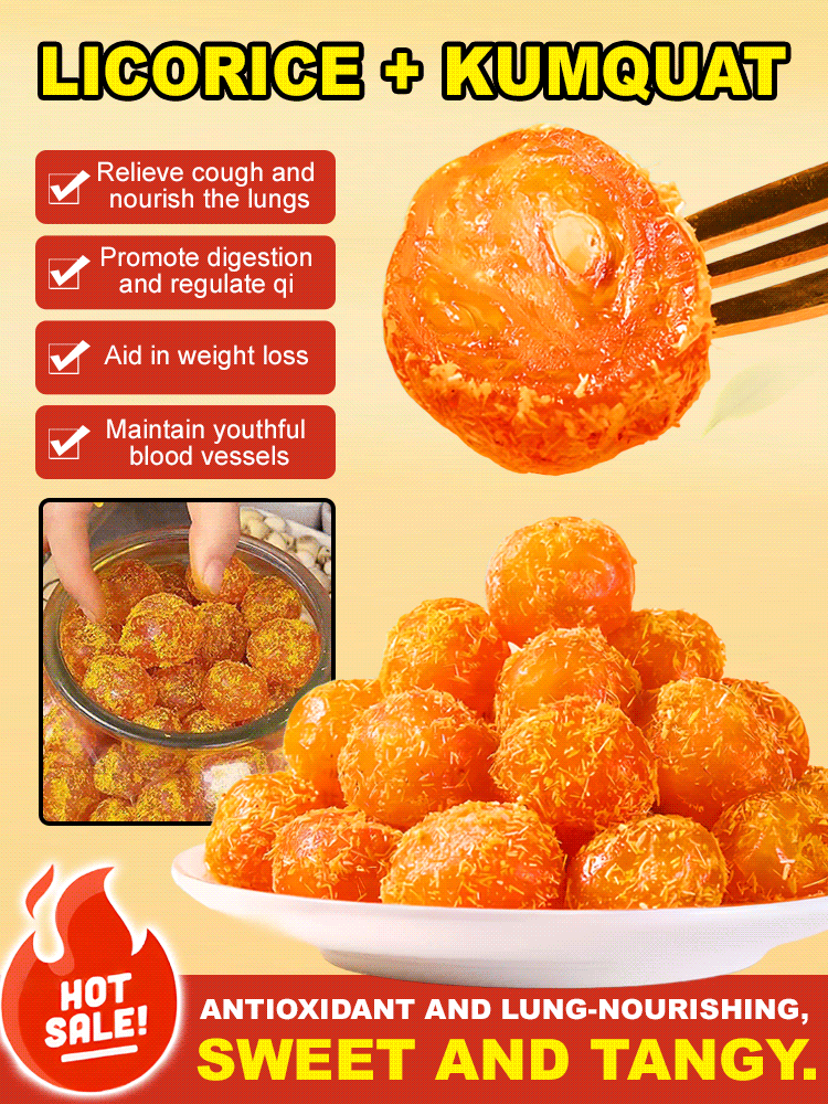 [Kumquat and Licorice Only] Antioxidant and Lung-Nourishing Dried Kumquat with Licorice-LUN