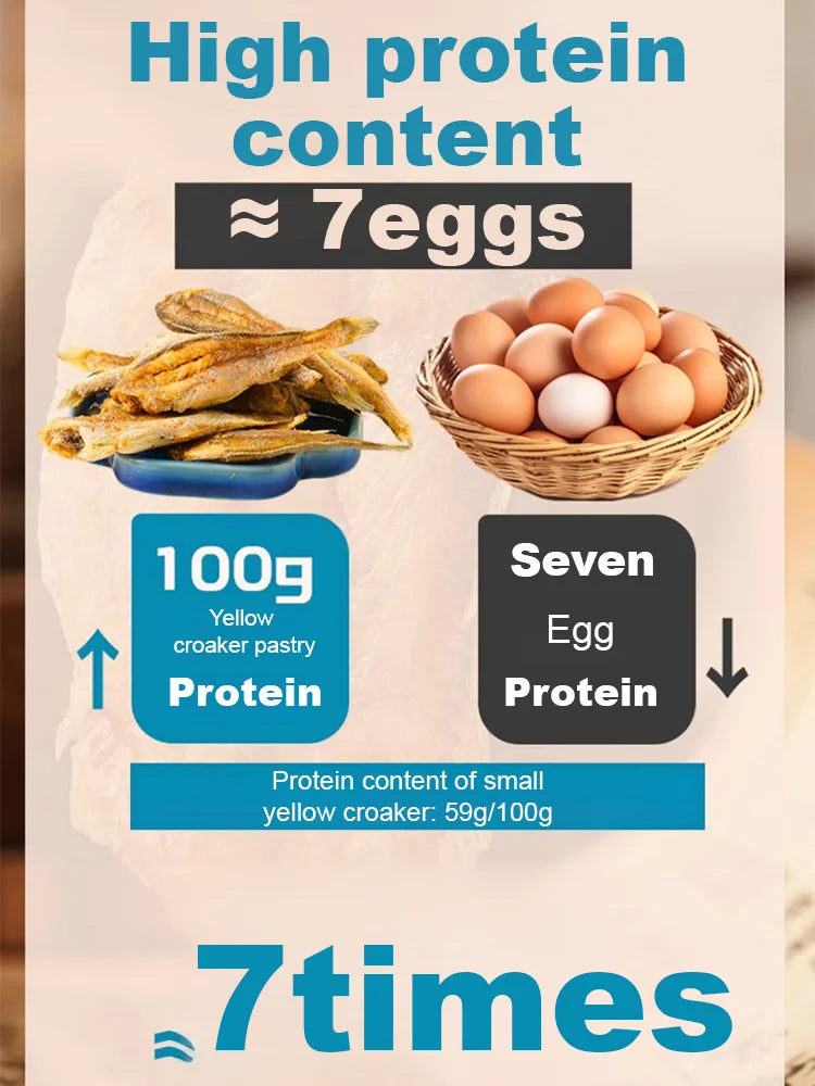 High-protein ready-to-eat deep-sea fish crisps-LUN