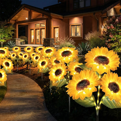 【MothersDayGift】🔥Hot Sale 49% off🌟🌻 2026 UPGRADED Solar Sunflowers – Hyper-Realistic Petals, Stunning Shadow Projections & Dusk-to-Dawn Garden-LUN