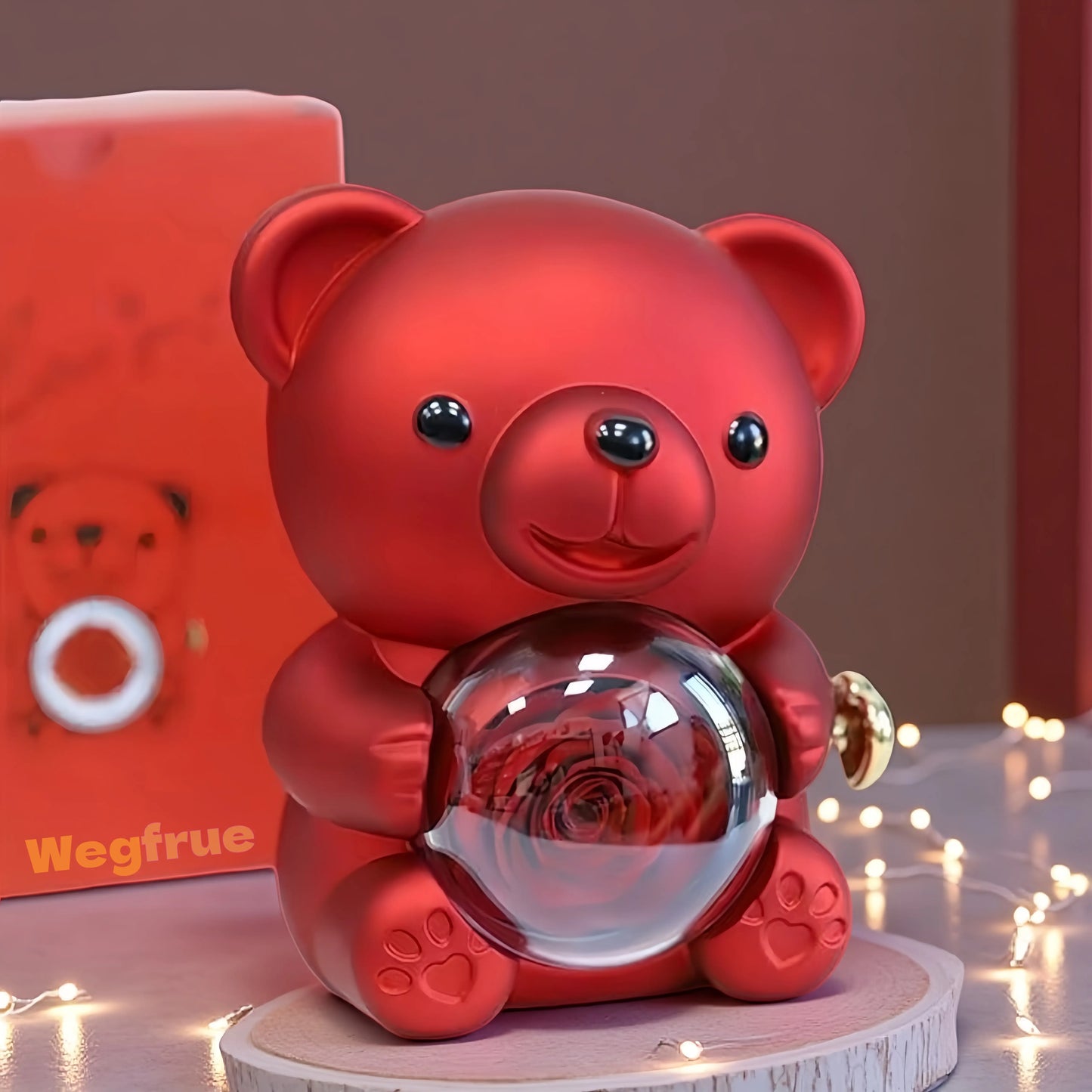 💜 Hgfnvllc® Eternal Love Rose Bear ✨ Romantic Preserved Rose Teddy Bear Gift Box for Her-LUN
