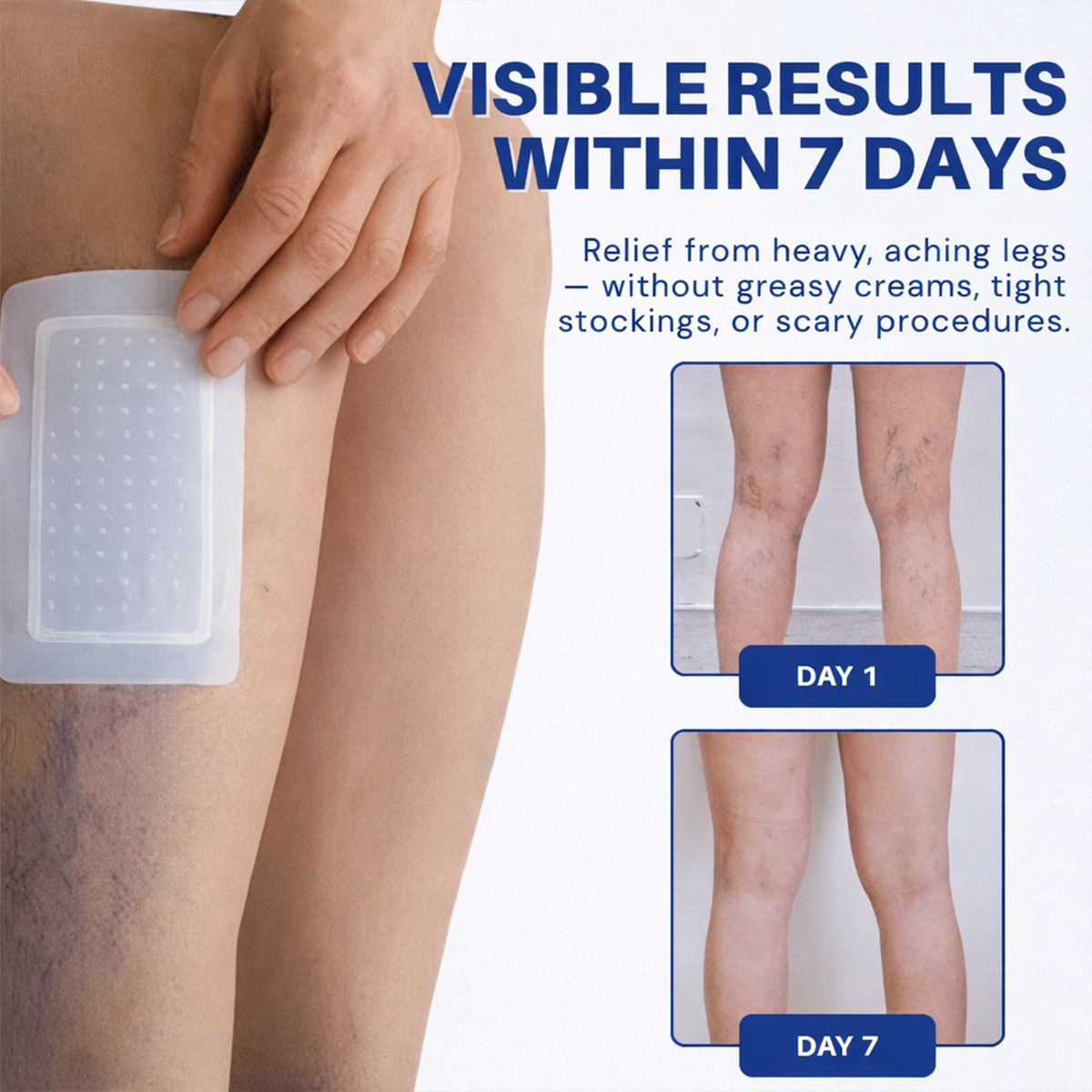 🌿 Hgfnvllc® Vein Contour Micro-Patch ✨ Diosmin & Hesperidin Leg Care Support-LUN
