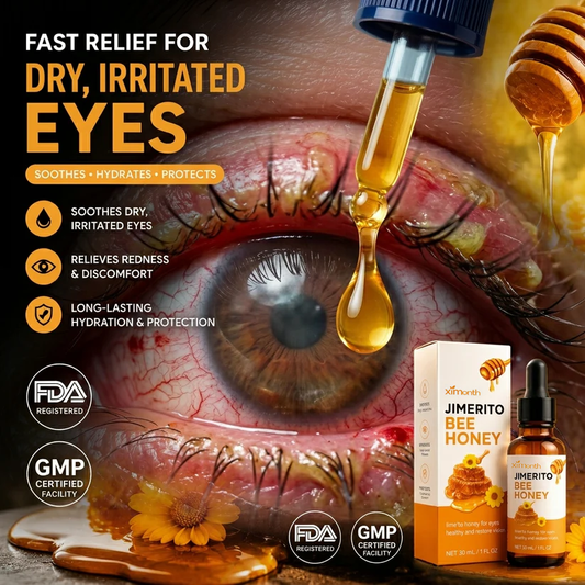 🍯 Hgfnvllc® HoneyVue Refresh Eye Drops 💧 Gentle Moisture for Tired Eyes -LUN