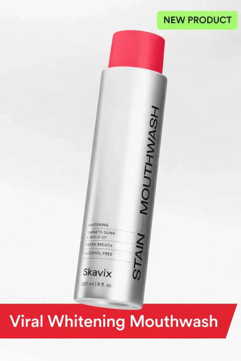 ✨Skavix Whitening Mouthwash – Stain Removal, Brighter Teeth & Fresh Breath-LUN