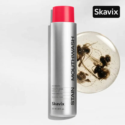 ✨Skavix Whitening Mouthwash – Stain Removal, Brighter Teeth & Fresh Breath-LUN